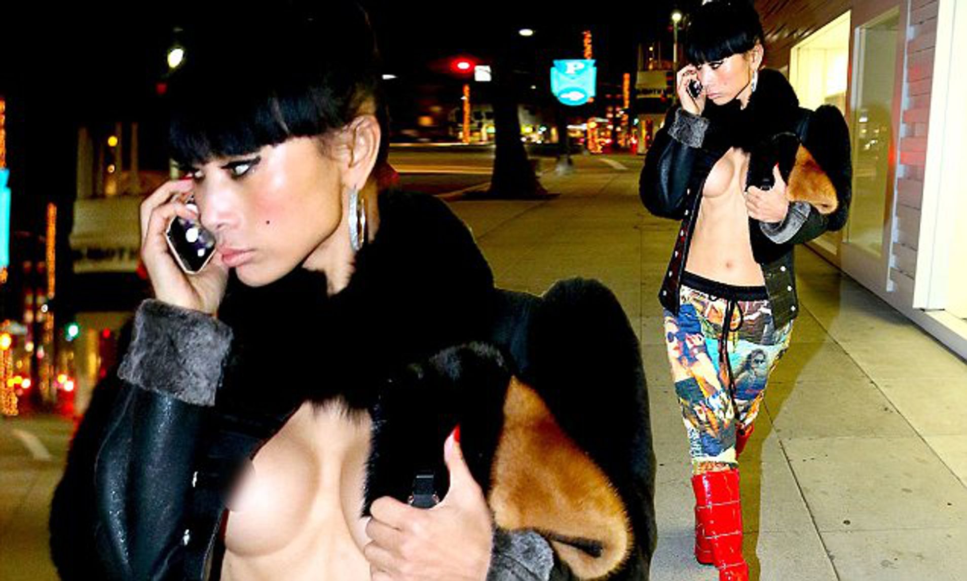 Bai Ling Wardrobe Malfunction Pic